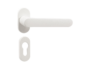 Maniglia One Serie Mood Rosetta Ovale d.62x7,5h Bocchetta Foro Yale C01-Bianco   Colombo Design